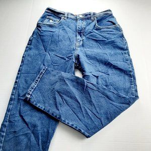 Gloria Vanderbilt Women's Mom Jeans Size 14 Short Medium Wash Tapered Leg